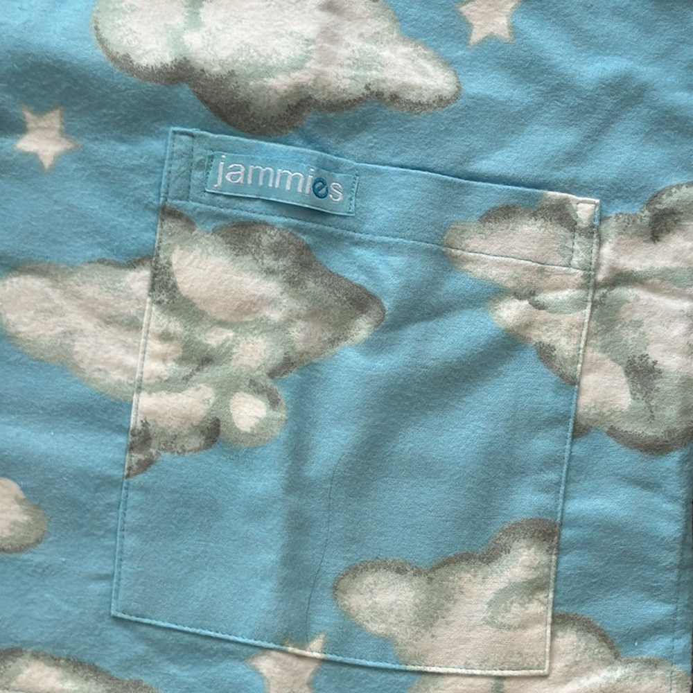 NWT Vintage 80s/90s ESLEEP pajama top large L - Picture 3 of 3